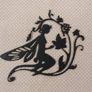 Découpe "fée" pour scrapbooking ou carterie