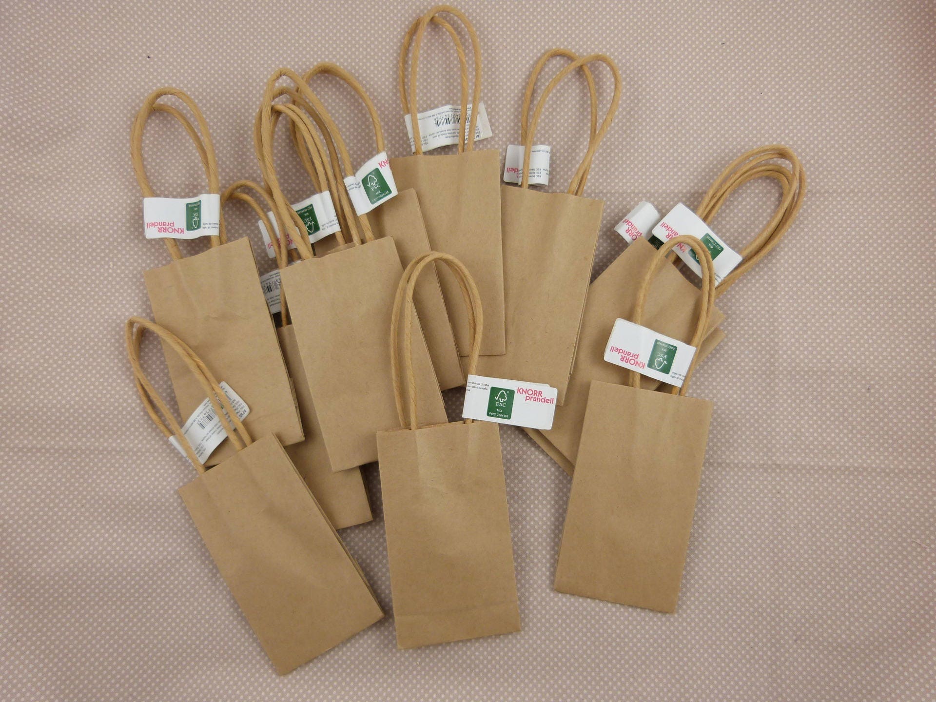 Lot of 6 small kraft bags Etsy