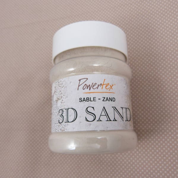 Sable pour relief sur creations à base de powertex