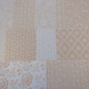 Assortiment de papiers à motifs "beige"