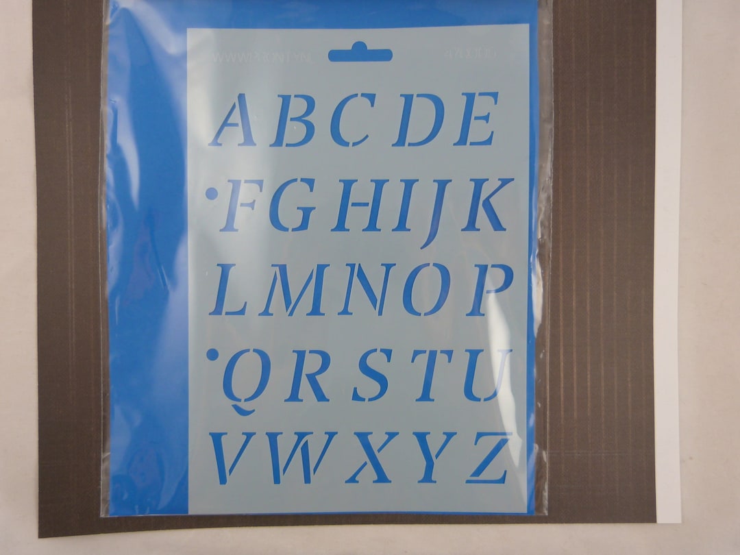 Stencil Flexible Plastic alphabet Stencil Etsy
