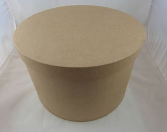 Large “round” cardboard box to decorate