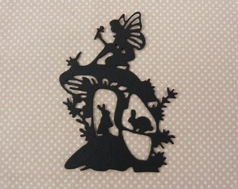 “Fairy” cutout for scrapbooking or card making