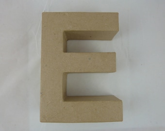 3D decoration for home decor "E" letter