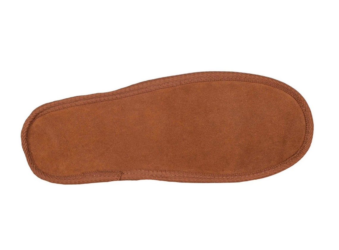 mens sheepskin slippers with soft sole