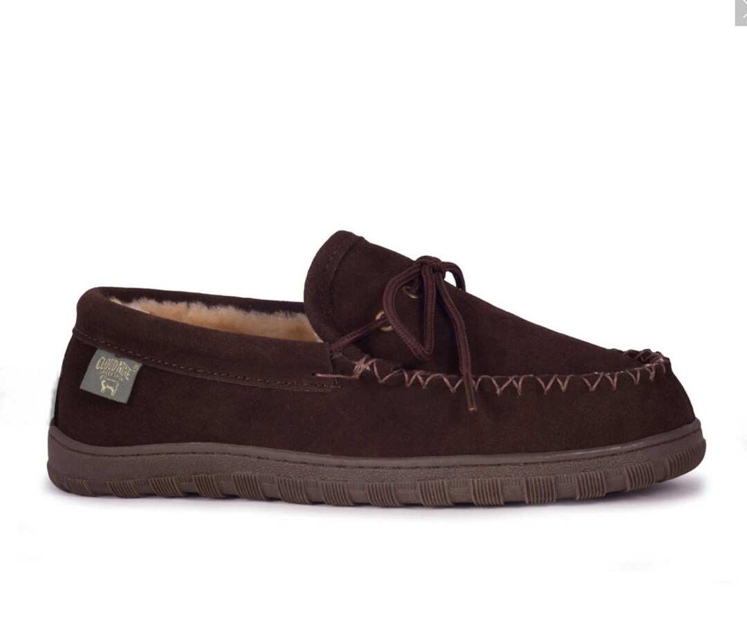 mens sheepskin moccasins