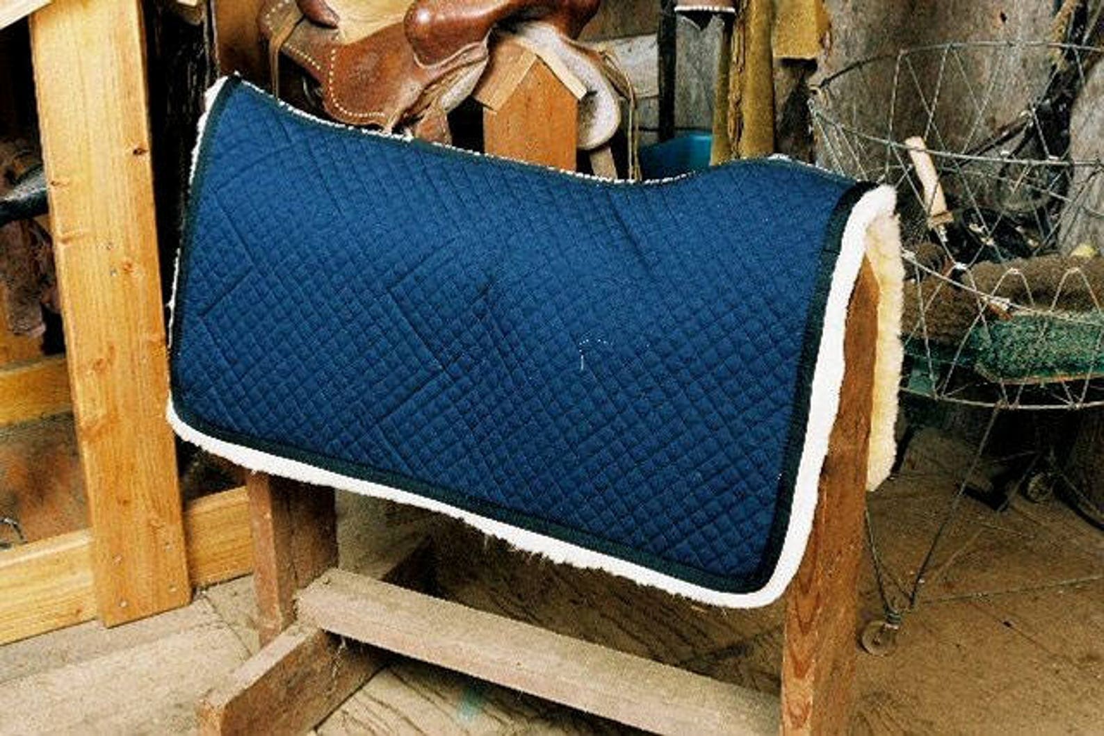 Western Saddle Blanket Completely Lined 3 Colors Etsy