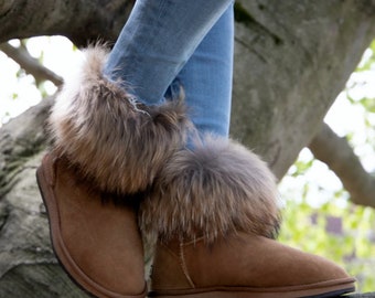 ebay fur lined boots