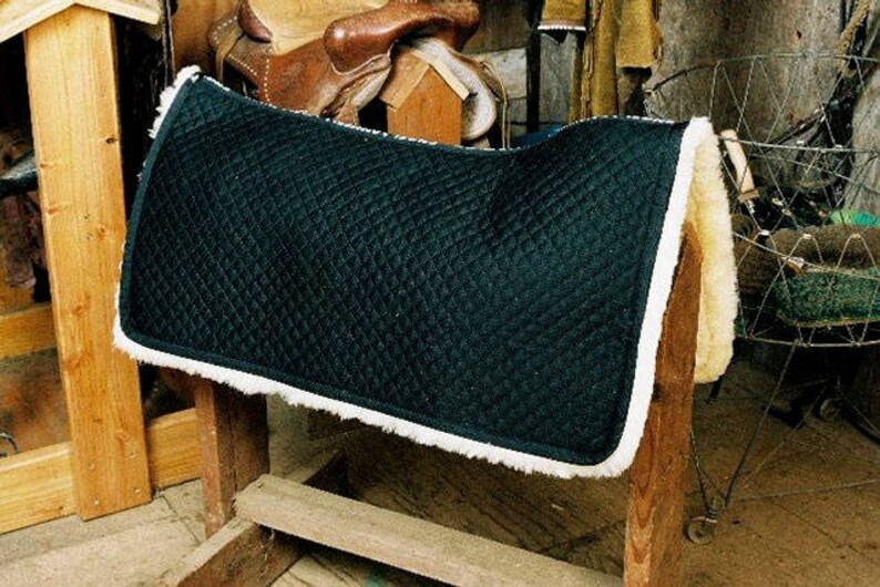 Western Saddle Blanket Completely Lined 3 Colors Etsy