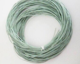 Light green leather lace (5x1m)