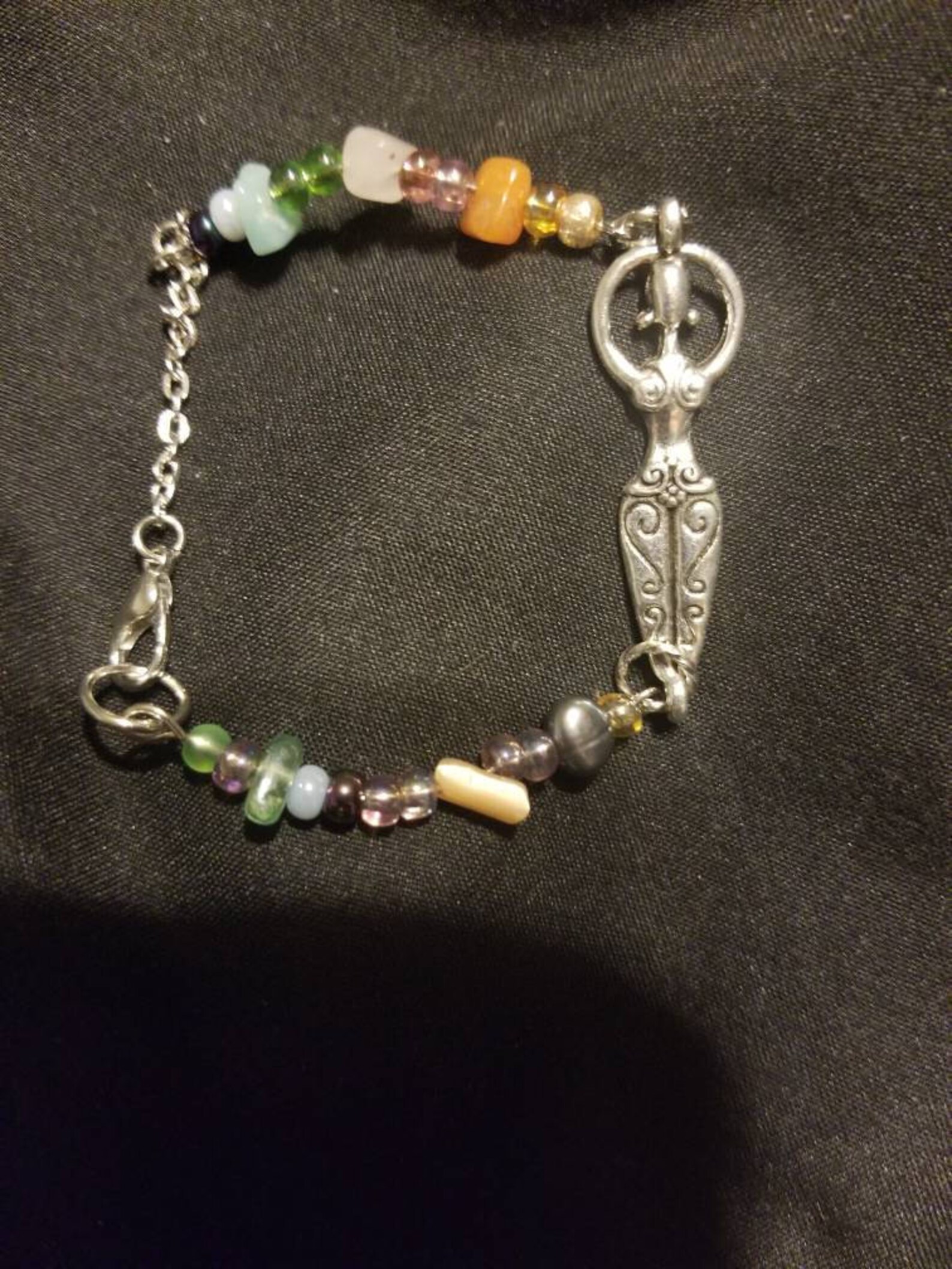 Beaded Goddess bracelet Etsy