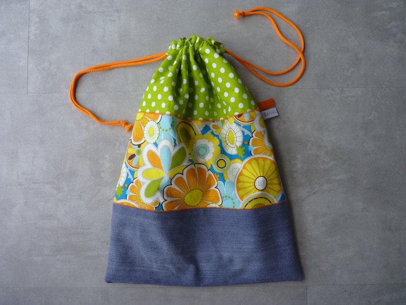 recycled denim pouch women gift bag Lingerie underwear