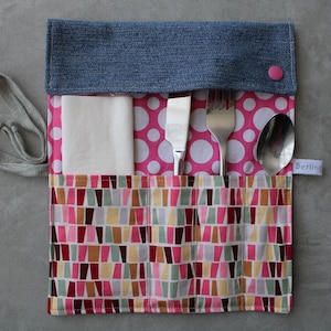 Covered case, covered storage, recycled jeans, women's gift