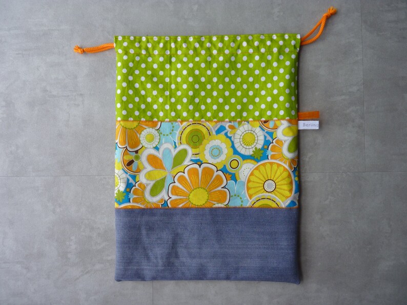 recycled denim pouch women gift bag Lingerie underwear