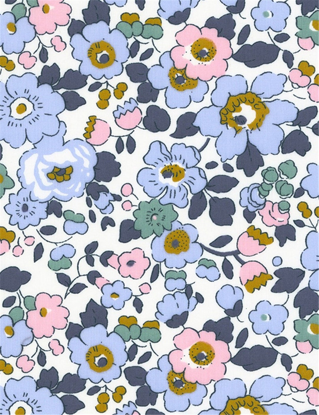 Liberty Liberty Fabric Liberty BETSY Liberty Betsy Fabric - Etsy