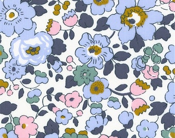 Liberty, Liberty fabric, Liberty BETSY, Liberty Betsy fabric, Betsy DENIM, Liberty print, Liberty blue, rare fabric, fabric