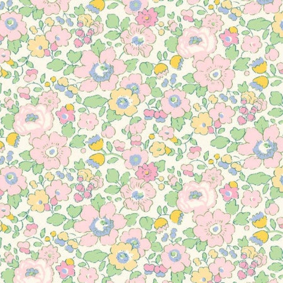 Liberty, Liberty Fabric, Liberty BETSY BONBON PIK Pink, Liberty Betsy ...