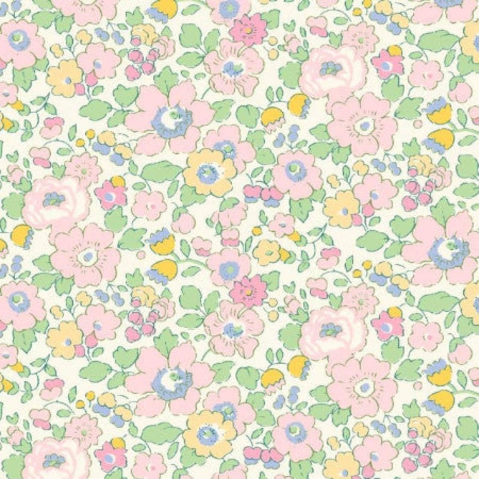 Liberty Fabric Liberty BETSY BONBON PIK Pink Liberty Betsy Fabric liberty-fabric-liberty-betsy-bonbon-pik-pink-liberty-betsy-fabric