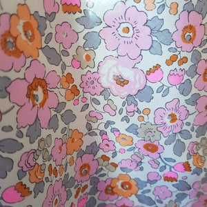リバティ、リバティ生地、リバティ BETSY PEONIA、リバティ Betsy 生地、Betsy ROSE、リバティプリント、リバティ ペールピンク、希少生地、生地