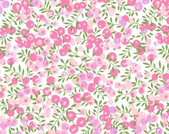 Liberty, tissu Liberty, Liberty WILTSHIRE PLUM rose, Tissu Liberty Wiltshire, Wiltshire rose, imprimé Liberty, Liberty rose, tissu