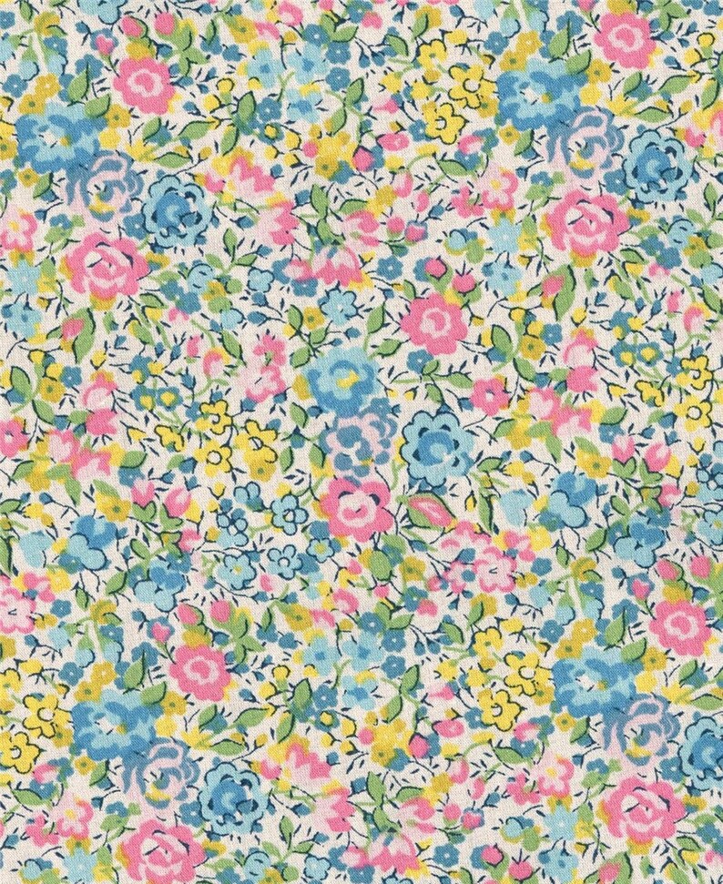 Liberty Liberty pattern printed fabric EMMA AND pink Etsy