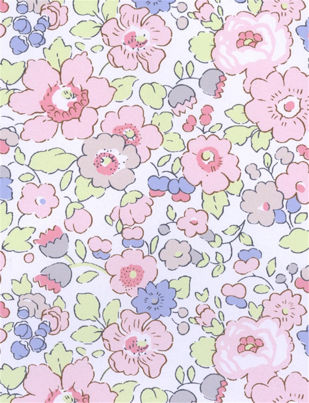 Liberty Pattern Liberty Patterns Print Fabric Liberty Betsy Etsy