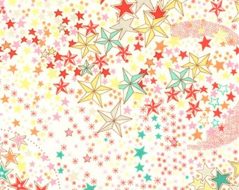 Liberty printed fabric Liberty pattern ADELAJDA sun multicolored color