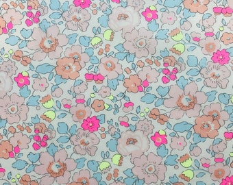 Liberty, Liberty fabric, Liberty BETSY, Liberty Betsy fabric, BETSY Bim Bam Boom BBB, Liberty print, Betsy neon, Liberty neon, Fabric
