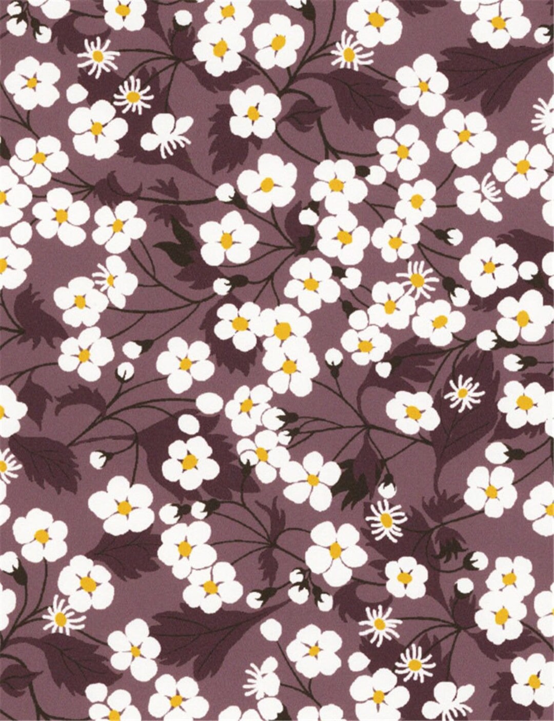 Printed Fabric Liberty Pattern Mitsi Liberty Color Purple Plum - Etsy Singapore Printed Fabric Liberty Pattern Mitsi Liberty Color Purple Plum - Etsy Singapore