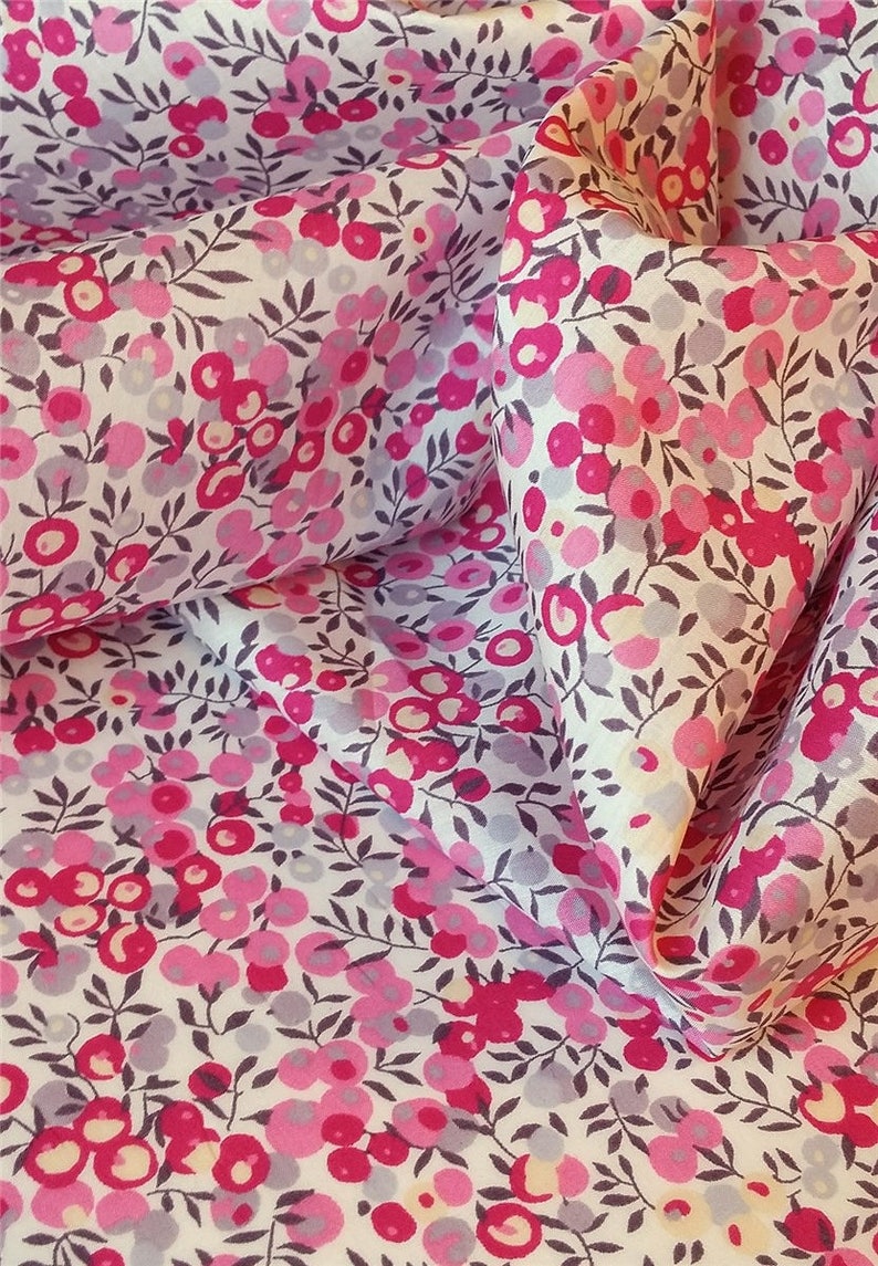 Liberty Printed Fabric Liberty Pattern Wiltshire Bougainvillea Etsy UK