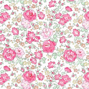 リバティ、リバティ生地、リバティFELICITE、リバティフェリシテピンク生地、フェリシテROSE、リバティプリント、リバティペールピンク、レア生地、生地