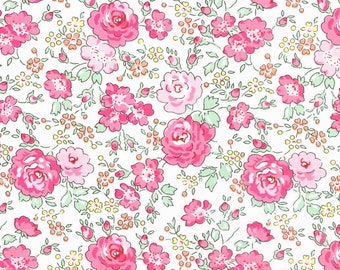 Liberty, tissu Liberty, Liberty FELICITE, Tissu Liberty Felicite rose, Felicite ROSE, imprimé Liberty, Liberty rose pale, tissu rare, tissu