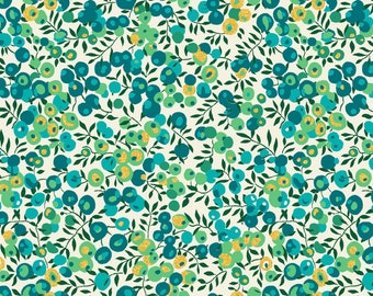 Liberty, Liberty fabric, Liberty WILTSHIRE EMERALD green, Liberty Wiltshire fabric, Wiltshire green, Liberty print, Liberty green