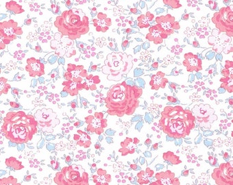 Liberty, tissu Liberty, Liberty FELICITE rose FAIRY CAKE, Tissu Liberty Felicite rose, Felicite rose, imprimé Liberty, Liberty rose, tissu