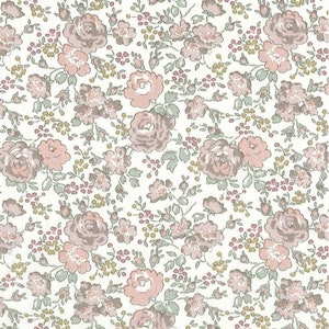 Liberty, Liberty fabric, Liberty FELICITE POWDER , Liberty Felicite pink fabric, Felicite ROSE, Liberty print, Liberty pale pink, rare fabric