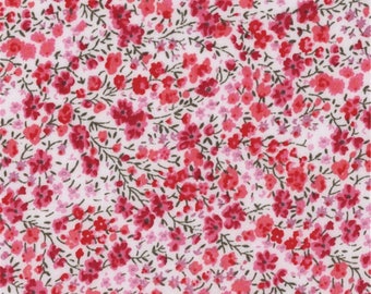 Tissu imprimé Liberty motif Liberty PHOEBE couleur rose