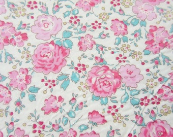 Liberty, tissu Liberty, Liberty FELICITE FRAISE, Tissu Liberty Felicite rose, Felicite ROSE, imprimé Liberty, Liberty rose pale, tissu rare