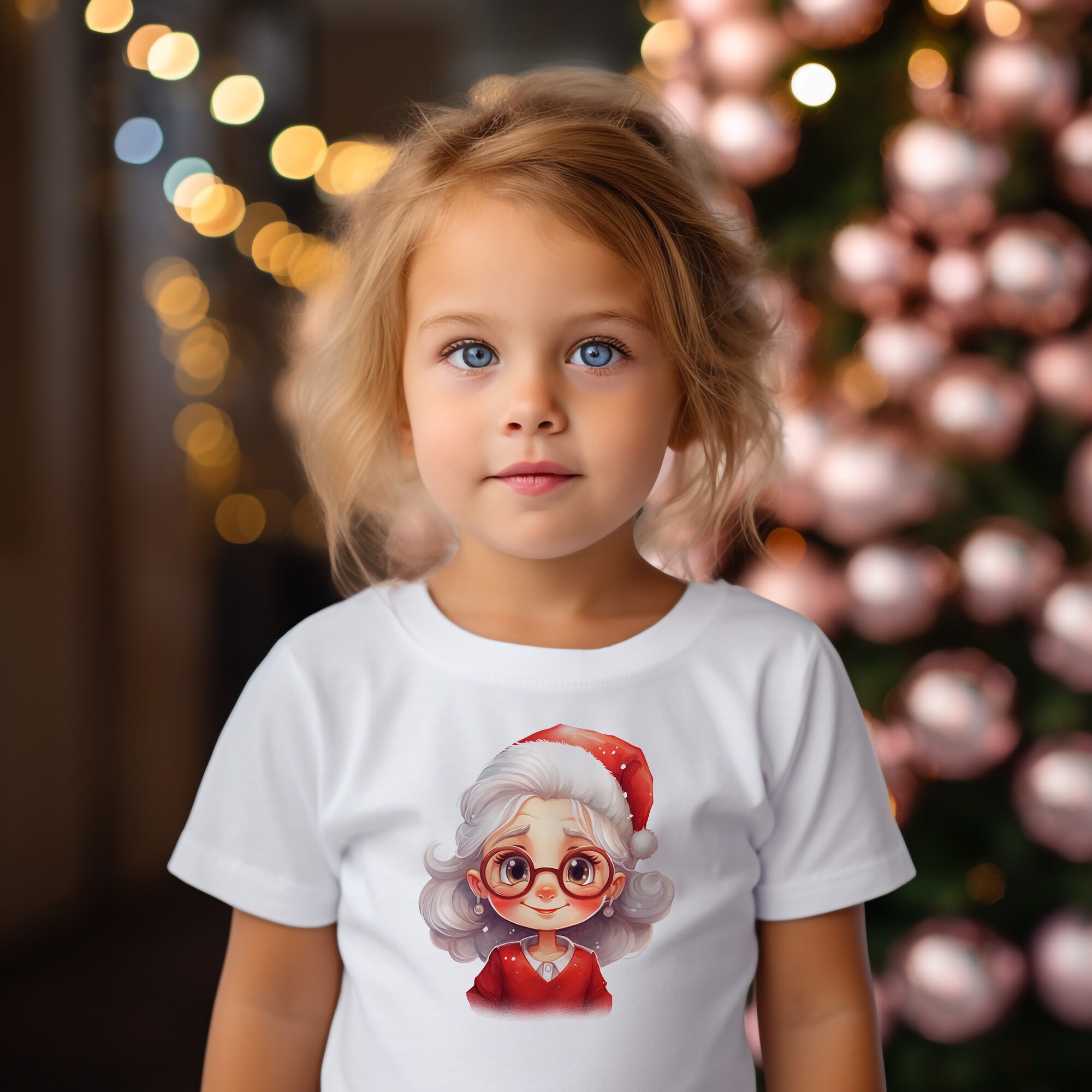 Watercolour Cute Mrs Claus Clipart Bundle, 26 Transparent PNG ...