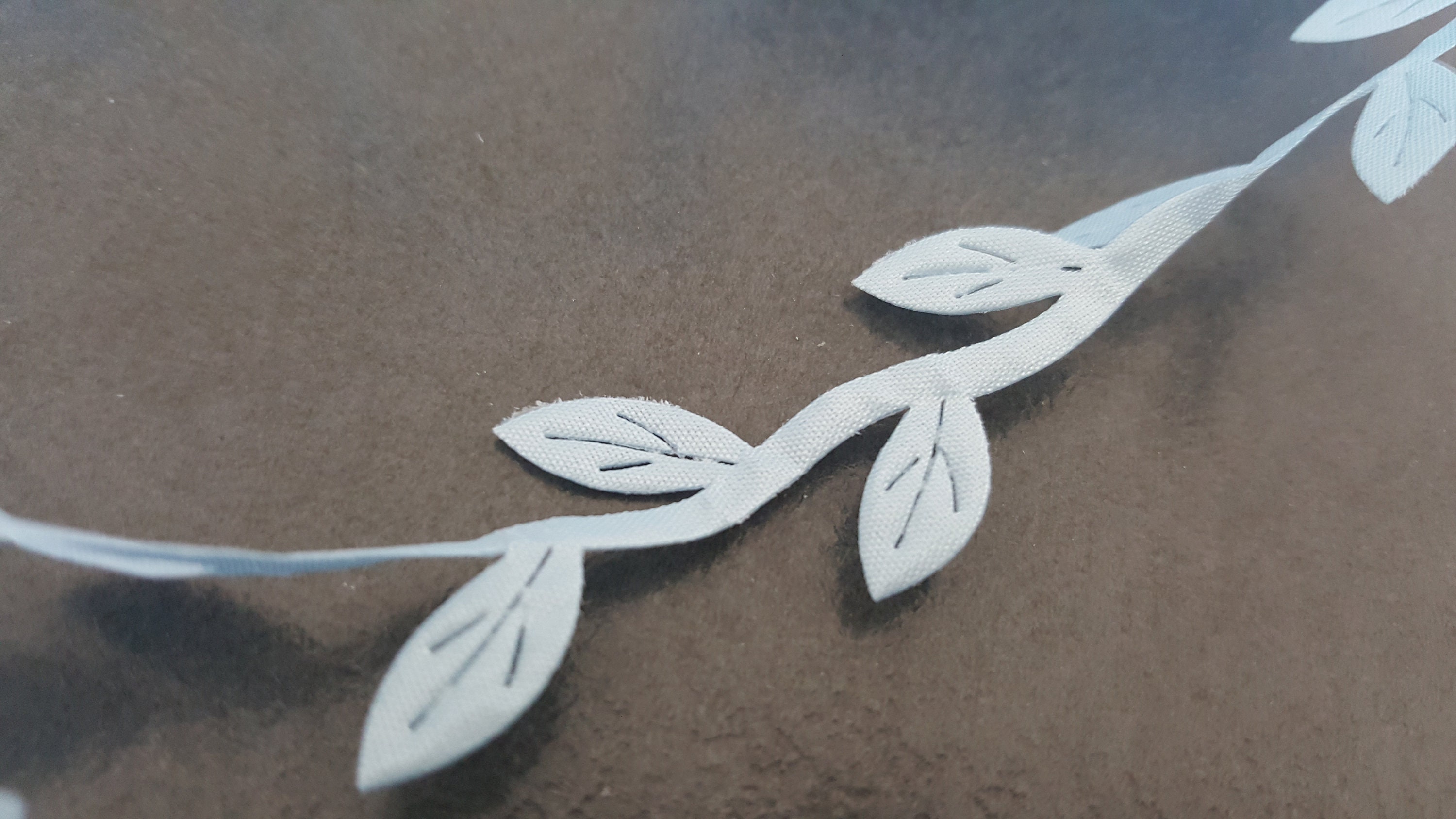 Fancy Ribbon Baptism Blue Leaf Ribbon Ribbon Ribbon Etsy