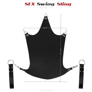 Heavy Duty Bondage Swing Sling, Customized Adult Room Hanging Handmade Sex Swing Sling With Stirrups