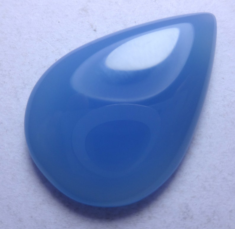 22 carat natural Blue onyx gemstone for jewelry Blue color Etsy