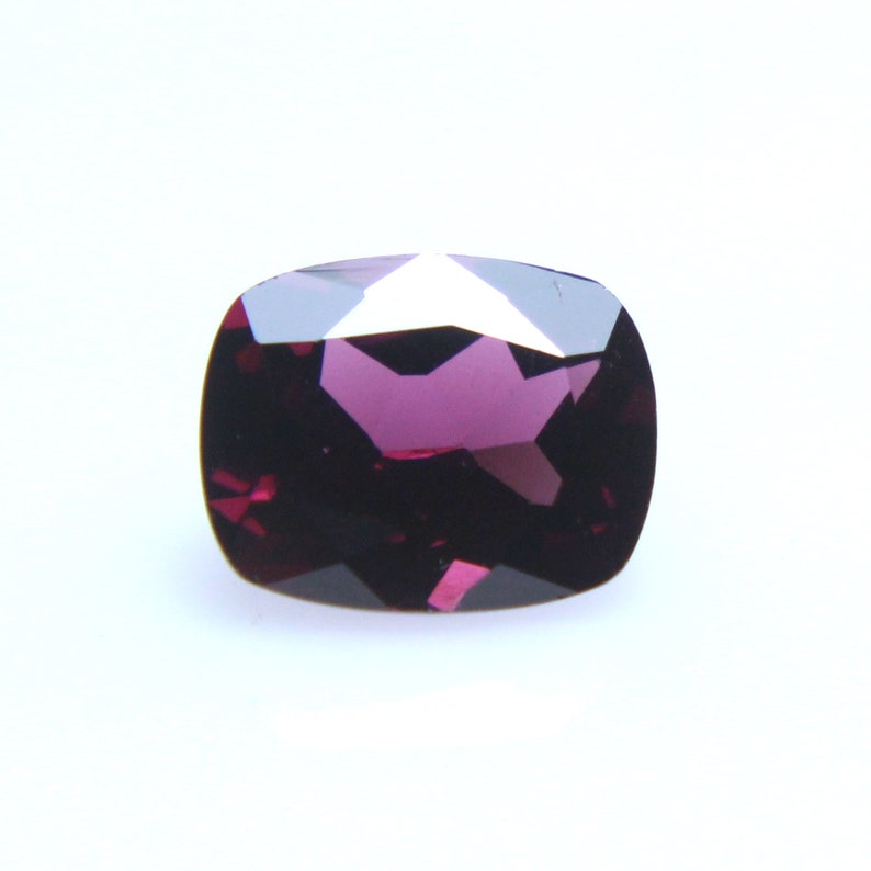 Pinkish Color /& Quality Natural Rhodolite Garnet Gemstone AA January Birthstone Cushion Faceted Loose Garnet Stone 9x7.1x4.3MM