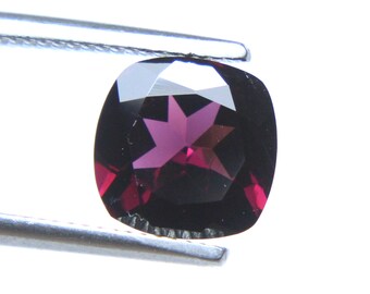 Natürliche Rhodolit Granat Edelstein AA + rosa Farbe & Qualität, Januar Birthstone Kissen facettierten lose Granat Stein (8x8x4.20MM)