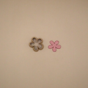 Emporte-pièce Fleur 5 Pétales – Découpe-pièce Pâte Polymère, Argile Fimo  – Outil Création – Bijoux