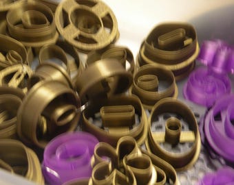 Lot de 6 Emporte-pièces au Choix pour Pâte Polymère | Coupe Nette pour Bijoux, Boucles d'Oreilles,  Argile Polymère,  Pack Personnalisable