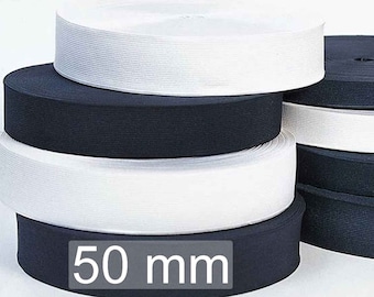 50mm Élastique souple plat tarif degressif