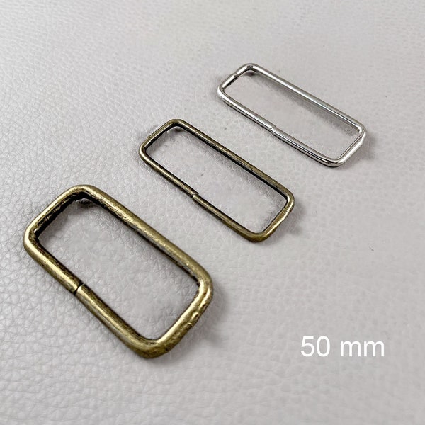 Boucle Metal passant simple pour sangle de 50 mm tarif dégressif