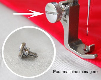 Vis universelle pied de biche pour machine à coudre ménagère