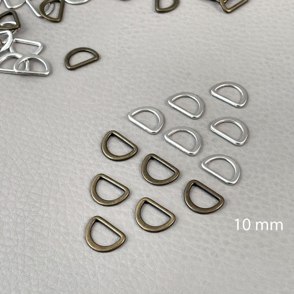 Boucle métal demi rond pour sangle de 10 mm tarif dégressif