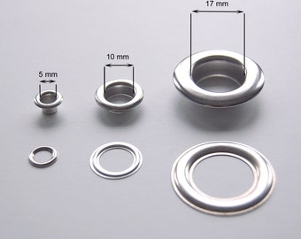 40 œillets /& disques 5 mm Goldf.